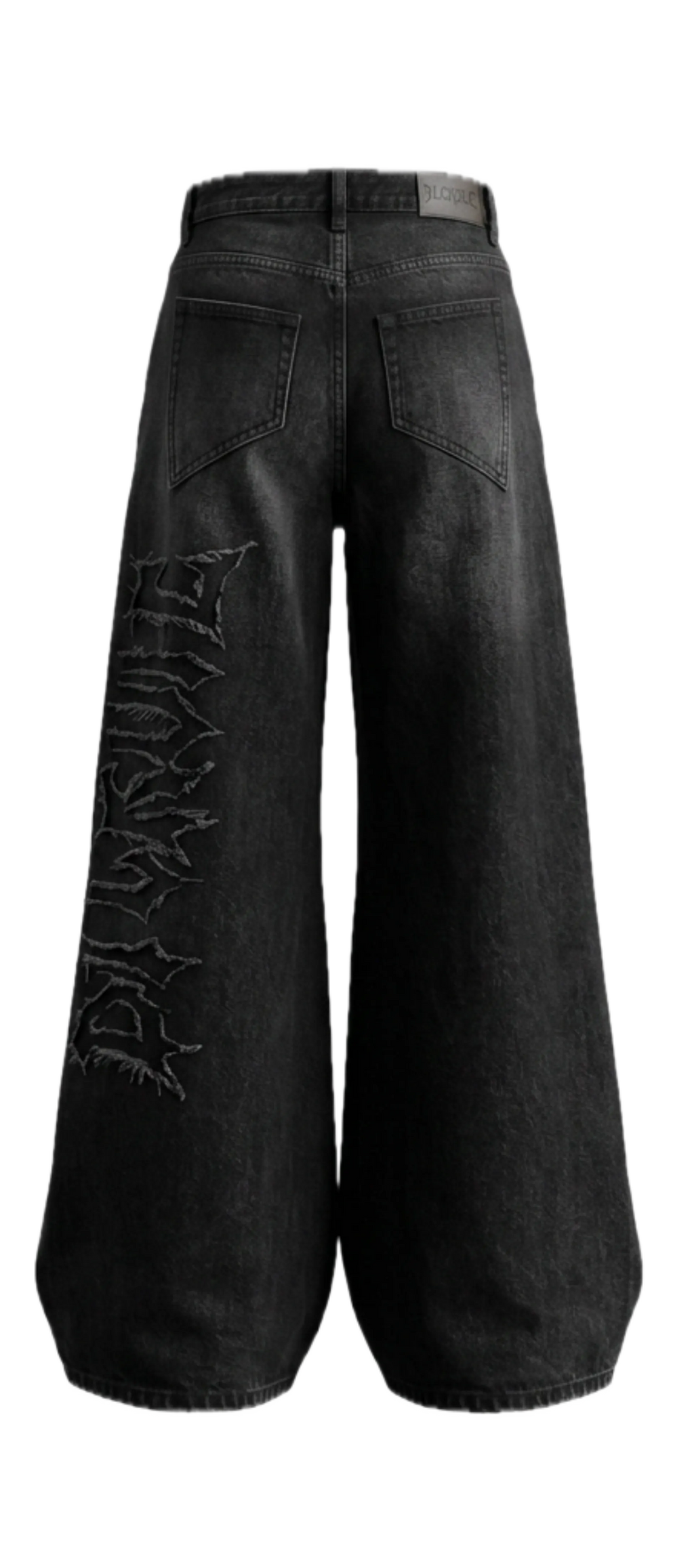 Blackfade Script Denim