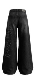 Blackfade Script Denim
