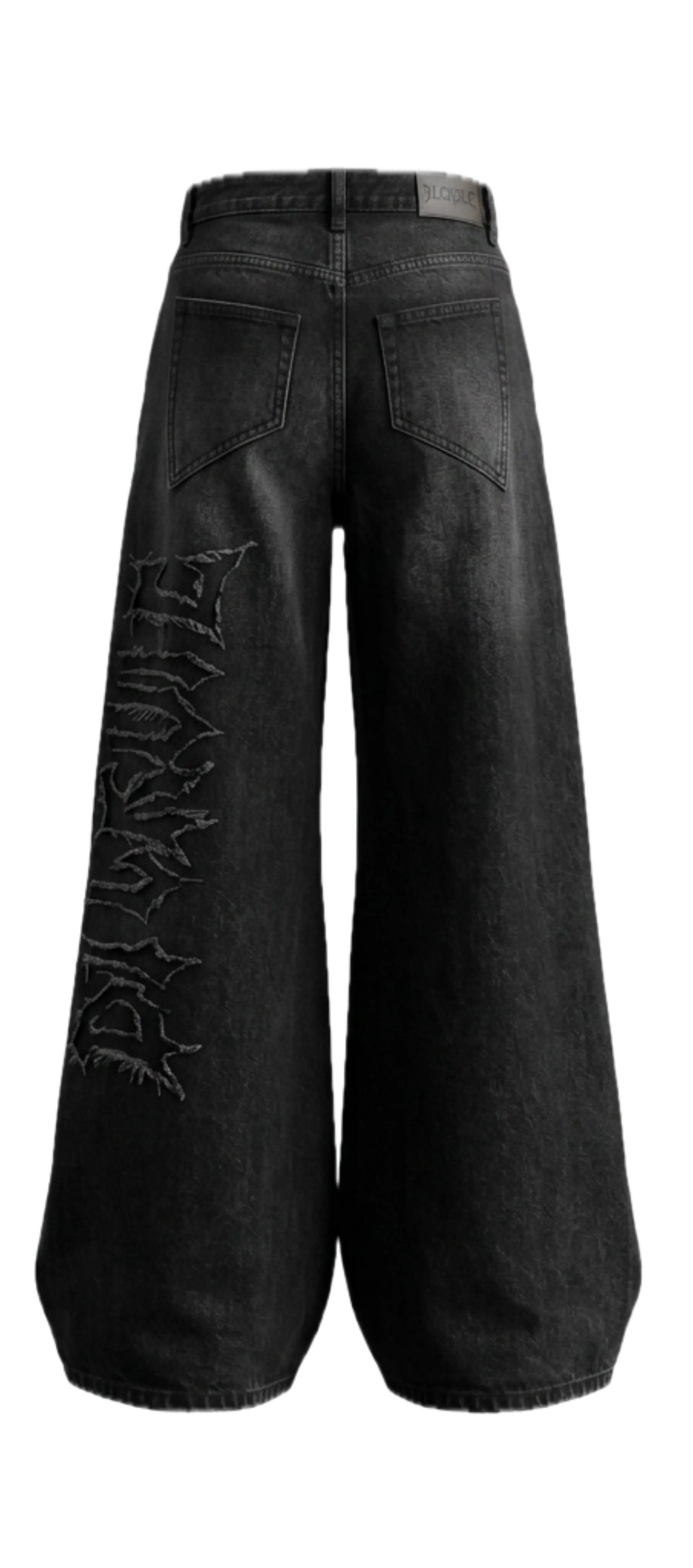 Blackfade Script Denim