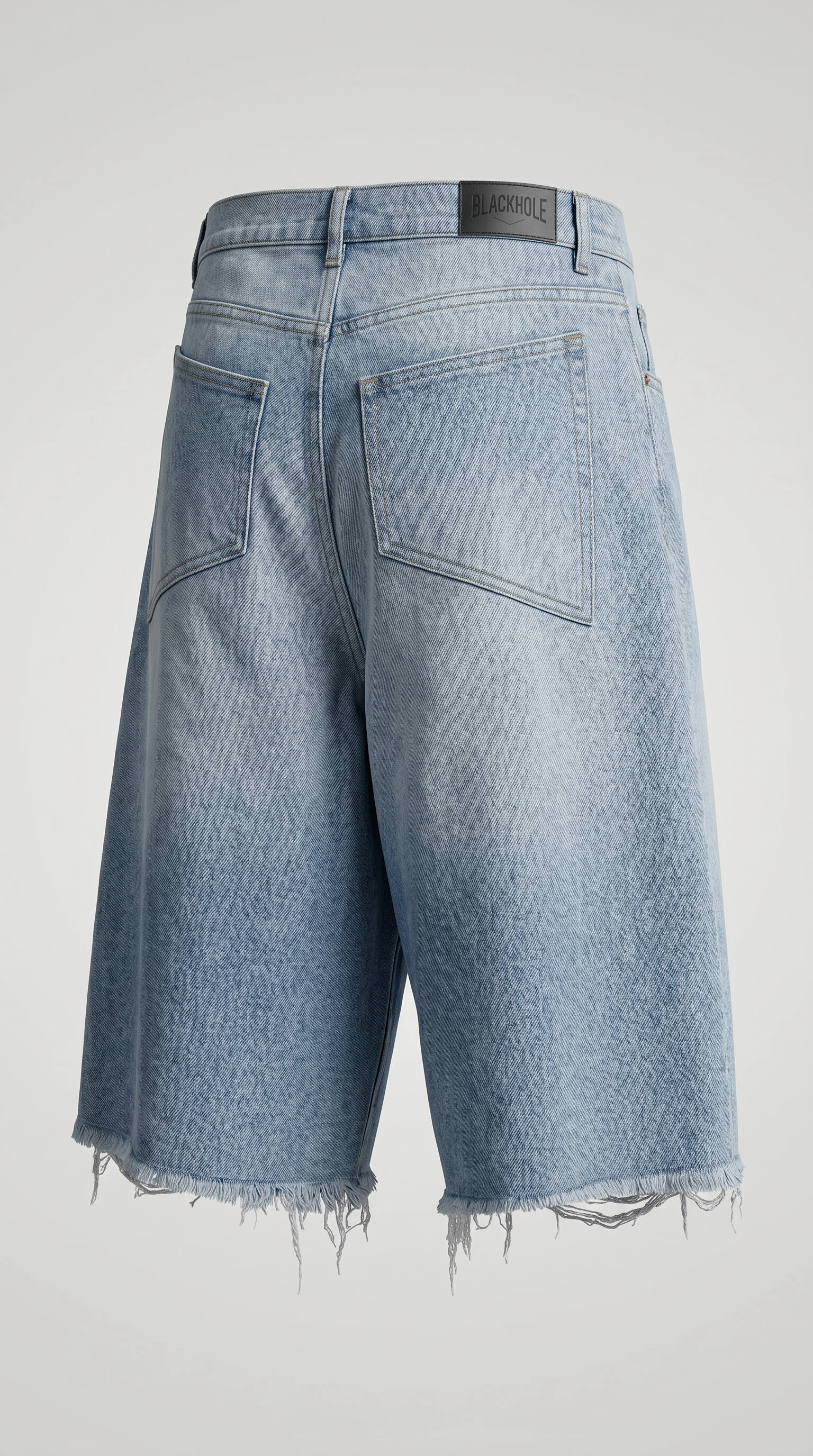 Distressed Edge Jorts