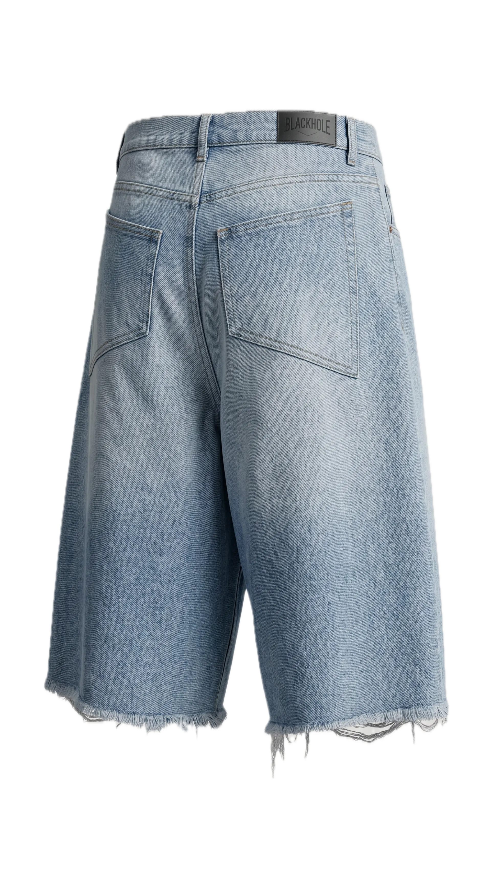 Distressed Edge Jorts