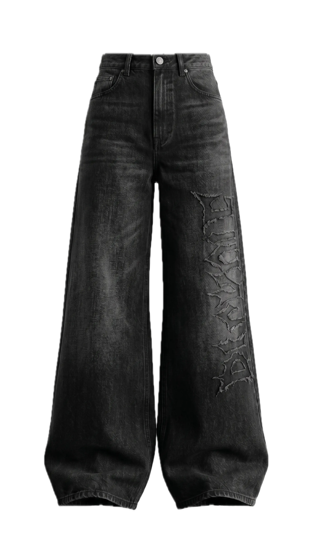Blackfade Script Denim