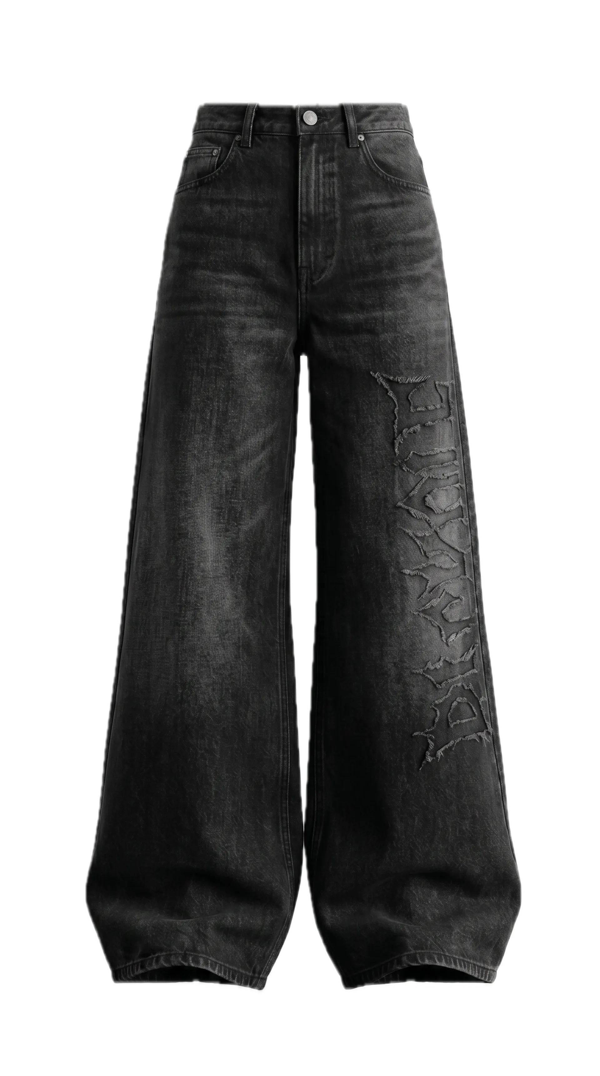 Blackfade Script Denim