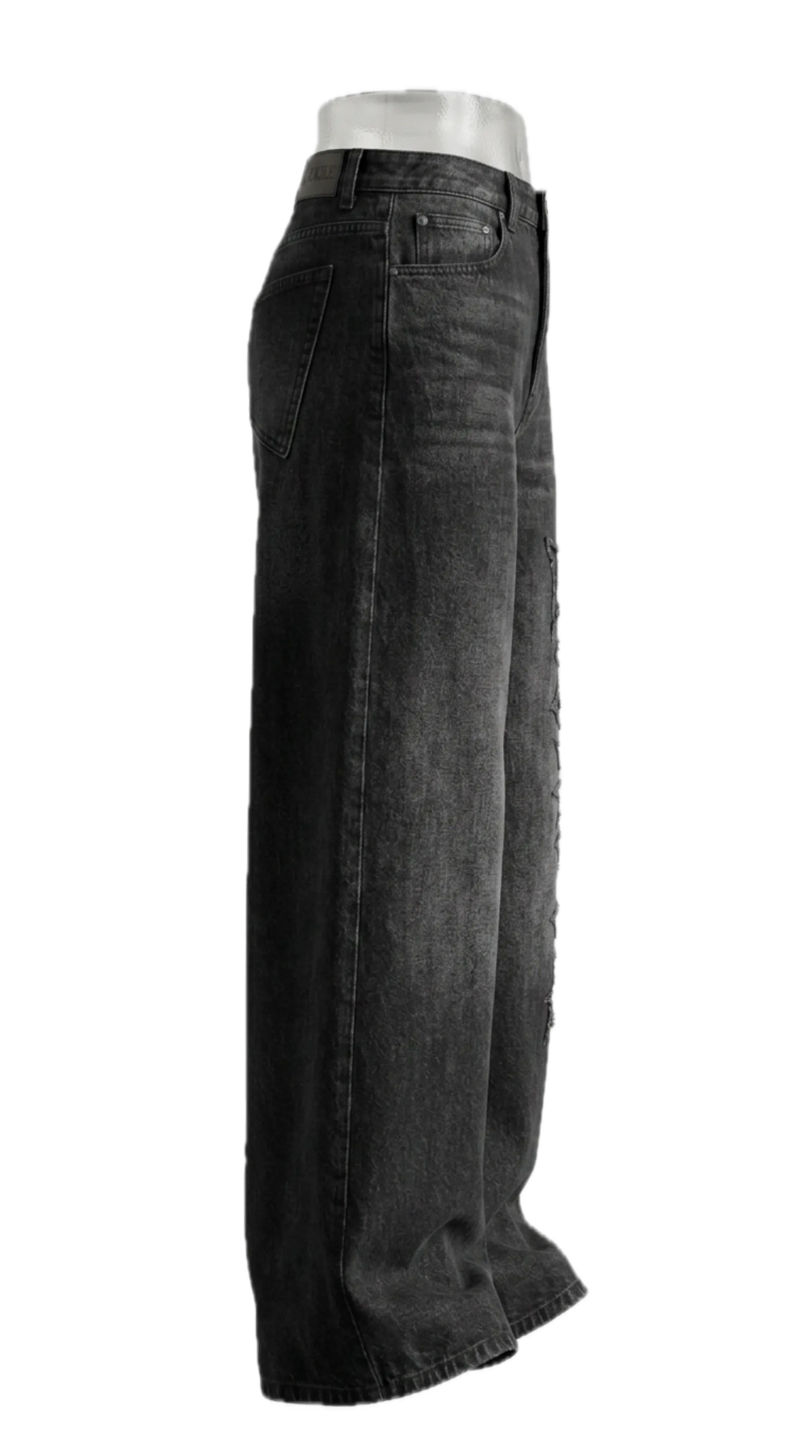 Blackfade Script Denim